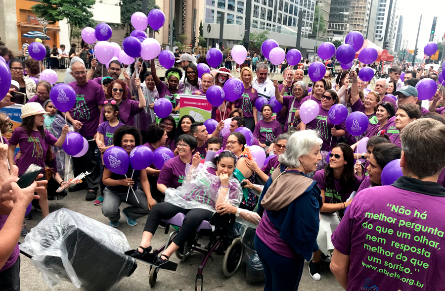 Primeira Caminhada pela Síndrome de Rett no Brasil, av, Paulista, São Paulo - Tismoo